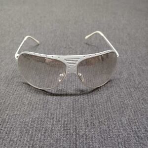 Rocawear R937 WH Aviator Sunglasses White Frame Silver Gradient Lens New